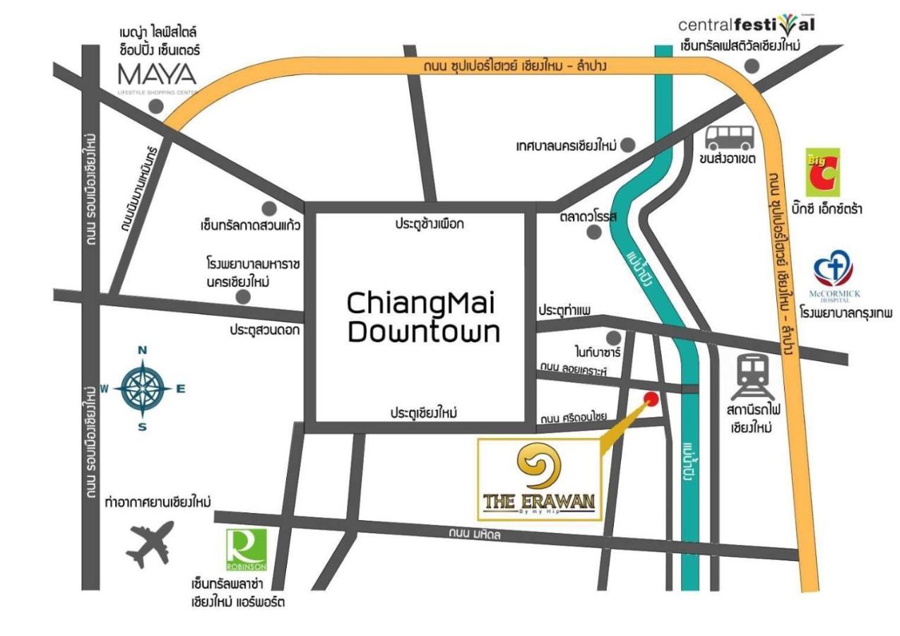 Chiang Mai Night Market Super Large Luxurious 3-Bedroom Hotel-Style Condo Exteriér fotografie